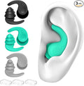 Swimming Ear Plugs for Adults, 3 Pairs Waterproof Reusable Silicone Swim by FNGXX