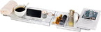 Expandable Bathtub Tray for Tub, Waterproof Bathroom Storage, Bath Organizer by Unknown