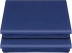 Lirex 2-Pack Twin Size Flat Sheet Set, Ultra-Soft Brushed 1800 Microfiber by Lirex
