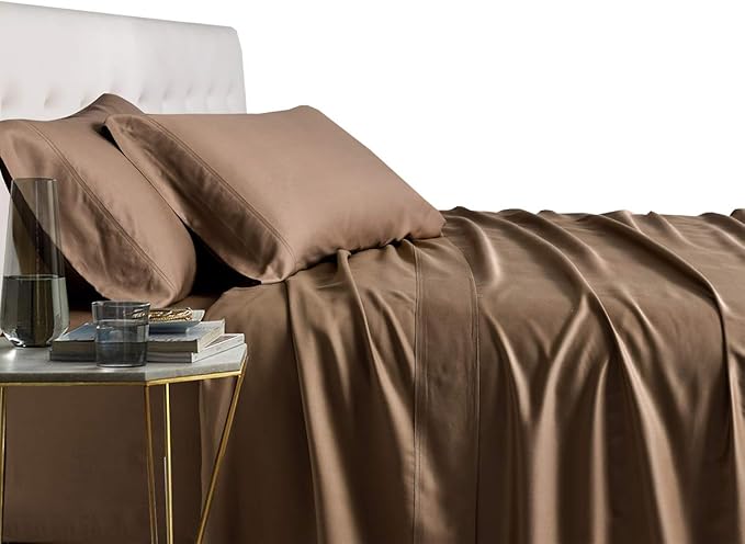 Royal Hotel Bedding 100% Natural Viscose Made from Bamboo Pillowcases, Soft - Image 3