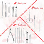 Cute Manicure Set for Women, Nail Clipper Grooming Kit for Teen Girls, - Image 3