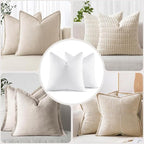 MIULEE 18x18 Pillow Inserts, Decorative Fluffy Throw Pillow Inserts Cotton - Image 7