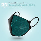 LEMENT KN95 Face Masks, 50 Pack Breathable Cup Dust Disposable Masks - Image 4