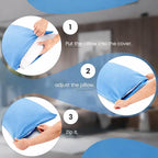 EVOLIVE Body Pillow Cover 21"x54", Ultra Soft Microfiber Pillowcase - Image 4