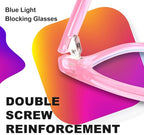 VISOONE Blue Light Blocking Glasses Square - Image 4