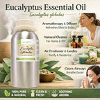 GreenHealth - Eucalyptus Globulus Essential Oil – 16 fl oz Aluminum Bottle - Image 4