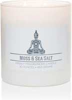 Carolina Moss & Sea Salt Scented Candle, 16 oz Wellness Relaxing Aromatherapy - Image 7