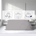 Kotton Culture 1 Pc Duvet Cover Queen Size/Full Size-100% Egyptian Cotton 600 - Image 5