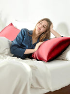 THXSILK Set of 2 100% Mulberry Silk Pillowcase - Image 2