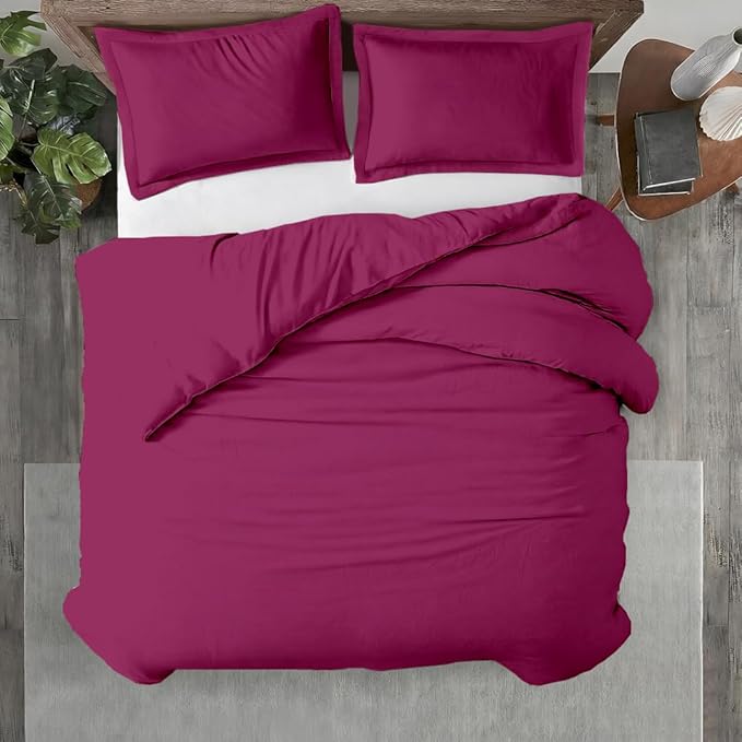 Kotton Culture 3 Pc Twin XL/Twin Duvet Cover Set-100% Egyptian Cotton 600 by KottonCulture