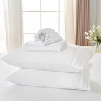 ROSE&RISY White King Sheet Set, 4 Pieces Soft Bedding King Sheet Set, - Image 6