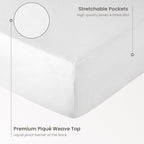 Bioweaves Organic Waterproof Mattress Protector – GOTS Certified Organic Cotton - Image 3