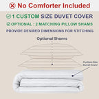 Kotton Culture Custom Duvet Cover -100% Egyptian Cotton 600 Thread Count Soft - Image 2