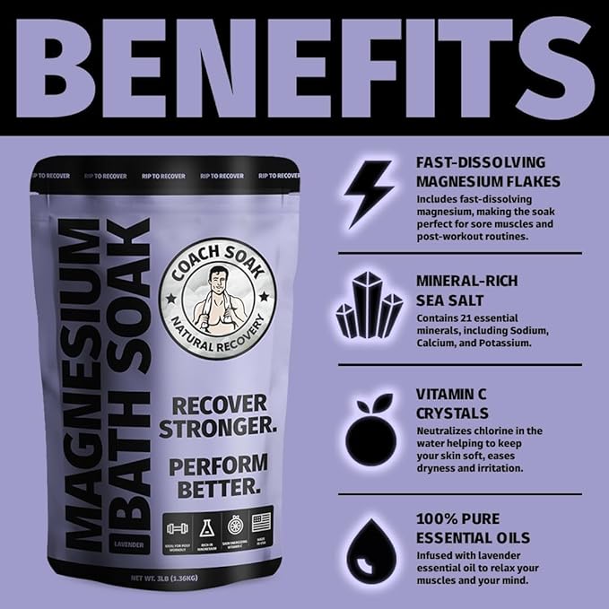 Coach Soak Recovery Bath Soak & Magnesium Cream - Image 3