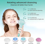 UMICKOO Face Scrubber Exfoliator, Facial Cleansing Brush Waterproof - Image 3