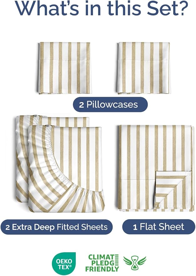 Extra Deep Split King Sheet Set - Image 2