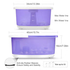 Foot Spa Bath Massager with Heat Bubbles and Vibration Massage and Jets - Image 7