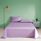 King Size Flat Sheet Only, Soft 300 Thread Count 100% Cotton Flat Sheets - Image 2