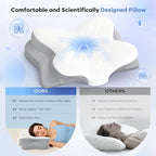Cervical Neck Pillow, Ergonomic Memory Foam Pillows - Image 2