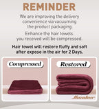 Hicober Microfiber Hair Towel, Hair Turbans - Image 8