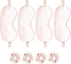Satin Eye Mask 8Pcs Silk Sleep Masks Silky Blindfold Eyeshade Blackout Eyes - Image 4