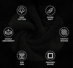 Avalon Towels Luxury 8 Piece Black Towels Set, 2 Bath Towels, 2 Hand Towels and - Image 5