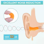TICONN 200 Pairs Foam Ear Plugs, Individually Wrapped 32dB NRR Noise Reduction - Image 3