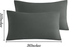 NTBAY King Pillow Cases Set of 2, 2 Pack Brushed Microfiber 20x36 Pillow Cases - Image 4