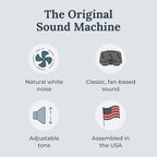 Yogasleep Dohm Uno White Noise Sound Machine, Real Fan Inside - Image 2