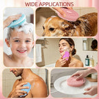 Silicone Body Scrubber 3 Pack Silicone Loofah Exfoliating Body Scrubber Soft - Image 7