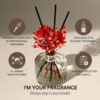 COCODOR Flower Reed Diffuser Set / 6.7oz / Garden Lavender/Scent Diffuser - Image 2