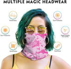 Venswell Neck Gaiter Face Mask Men Women, Seamless Bandana Rave Face Cover - Image 3
