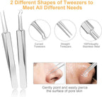 UUBAAR 9PCS Blackhead Remover Tools, Pimple Popper Tool Kit - Image 5