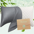 Cooling Curved Pillowcase for Side Sleeper Pillow by Btasleeephomeyland