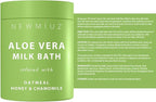 Creamy Oats Milk Bath Soak Hydrate Moisturize Soften Skin Aloe Vera Honey - Image 8