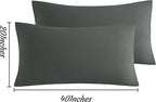 NTBAY King Pillow Cases Set of 2, 2 Pack Brushed Microfiber 20x40 Pillow Cases - Image 3