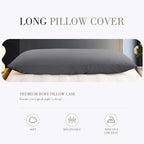 WishSmile Body Cooling Pillowcase Long Pillow Case Breathable Cool Silky Soft - Image 7