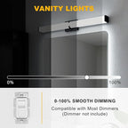 Bathroom Light Fixtures: 31.5 Inch ETL Certified LED Bathroom Vanity Light - Image 6