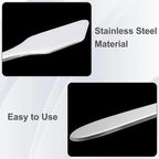 Pndeyo 3pcs Mini Stainless Steel Makeup Spatula, Reusable Cosmetic Cream - Image 3