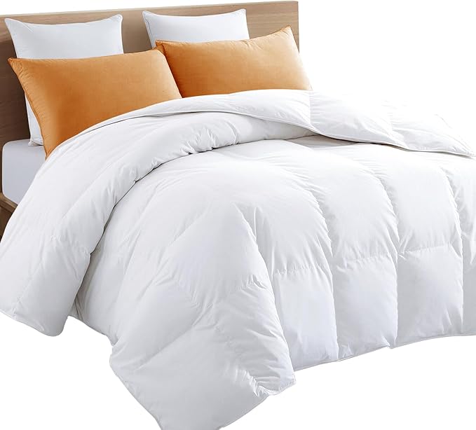 TEXARTIST Premium 2100 Series King Comforter All Season Breathable White - Image 8