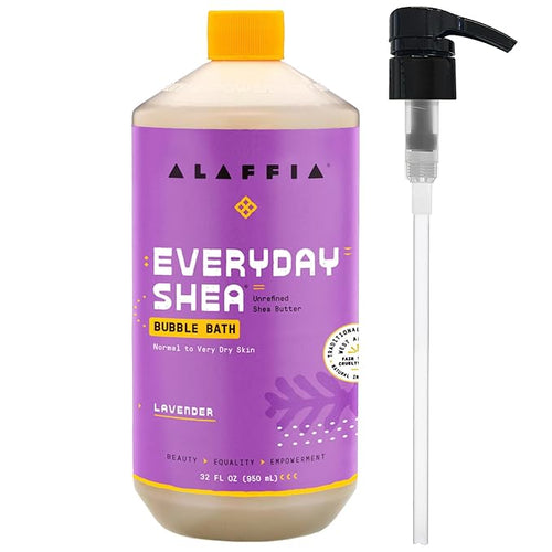 Alaffia Bubble Bath, Lavender – Everyday Shea Moisturizing Formula by Alaffia