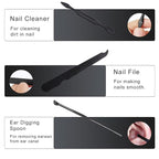 Nail Clipper & Grooming Set, 10-Piece Manicure Set, Nail Care Kit - Image 6
