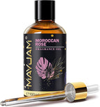 Moroccan Rose Fragrance Oil Essential Oil, MAYJAM 3.38FL.OZ Moroccan Rose Oil by MAYJAM