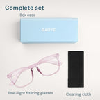 Gaoye Transparent Brown Blue Light Glasses - Image 7