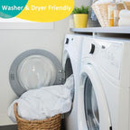 2 Pack Pack and Play Mattress Protector Sheets Fitted Waterproof Playard - Image 5