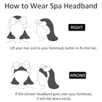 Ondder Spa Headband for Washing Face 8 Pack White Skincare Headbands for Women - Image 6