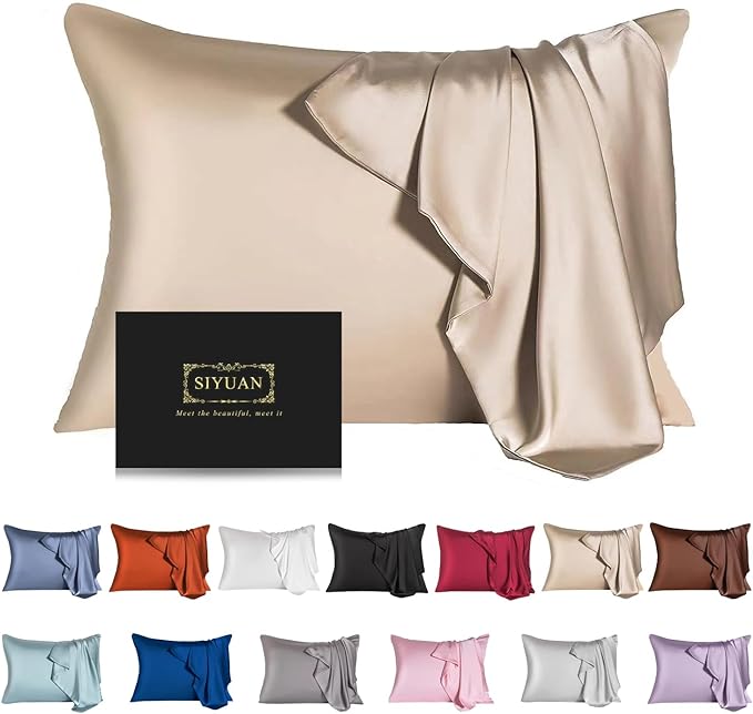 Mulberry Silk Pillowcase for Hair and Skin, Toddler Size Kids Silk Pillow Case by SIYUAN
