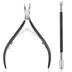 Ejiubas Cuticle Trimmer with Cuticle Pusher Cuticle Nipper Professional Grade by Ejiubas