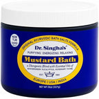 Dr. Singha's Mustard Bath Salts - 8 oz Herbal Bath Soak - Made in USA by DrSinghas