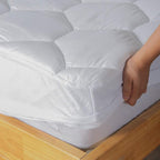 Queen Mattress Pad, 8-21" Deep Pocket Protector Ultra Soft Quilted Fitted - Image 4